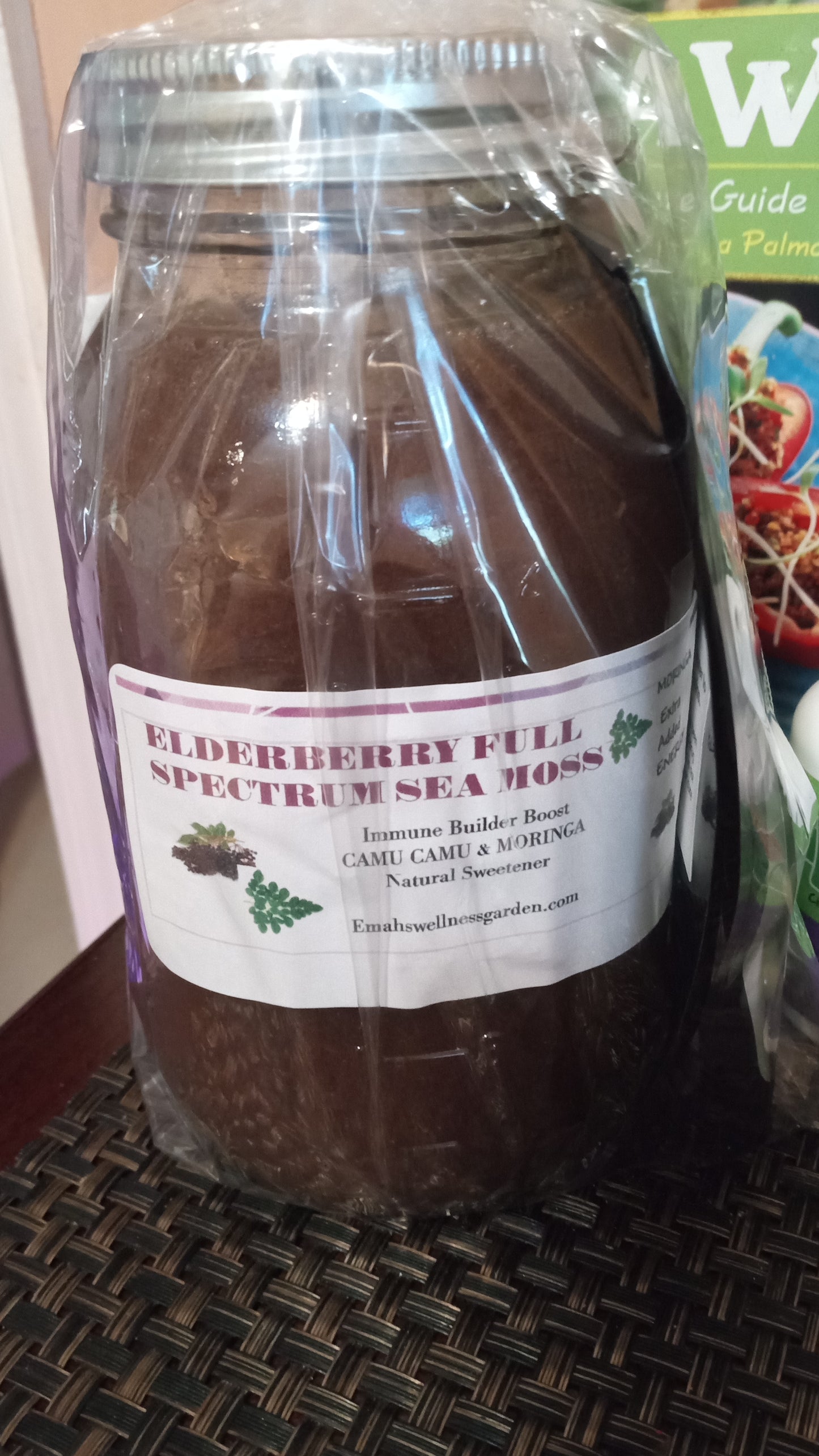 Organic Elderberry Full Spectrum Sea Moss with Bladderwrack